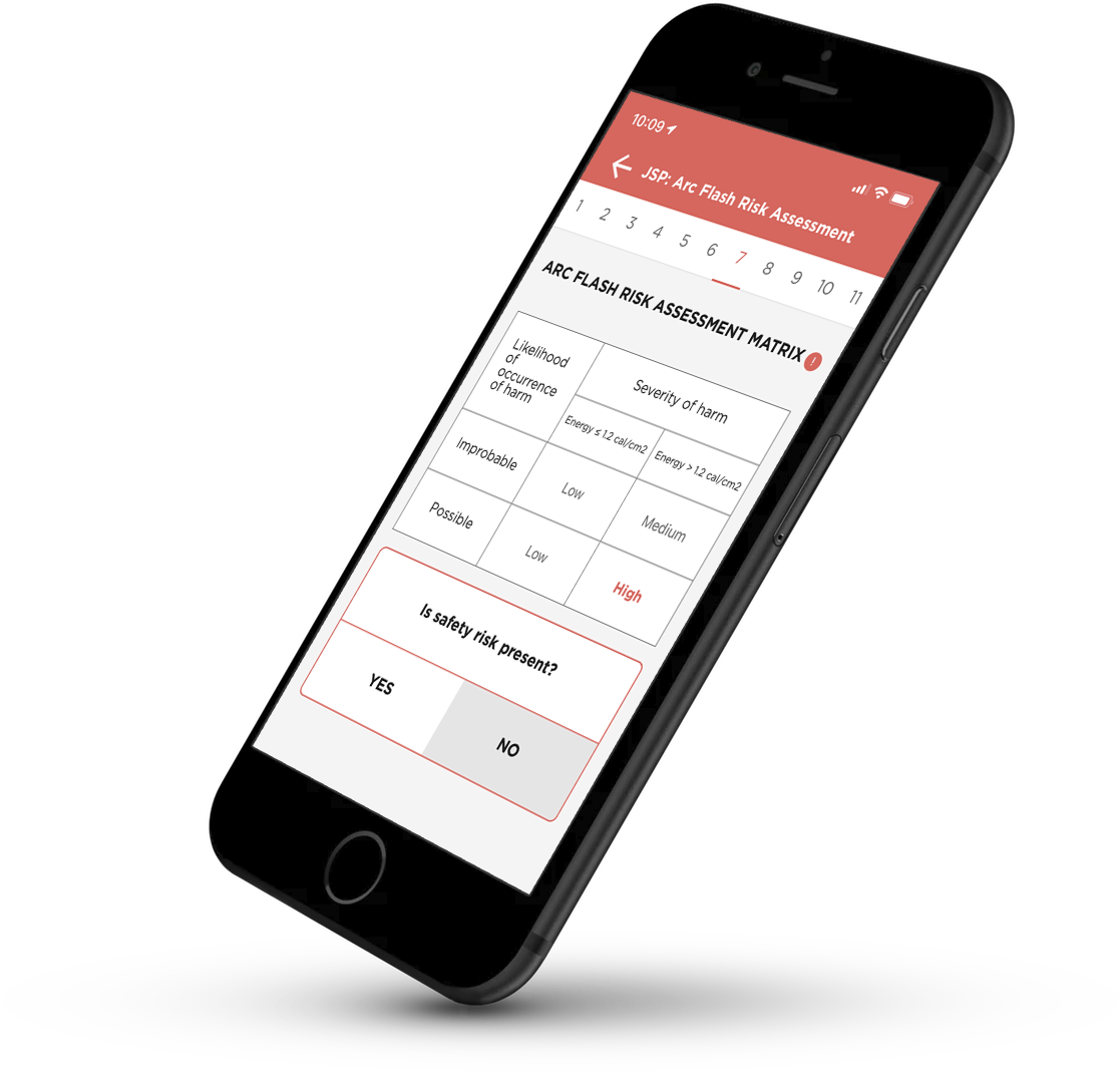 eWorkSafe - Mobile App Screenshot